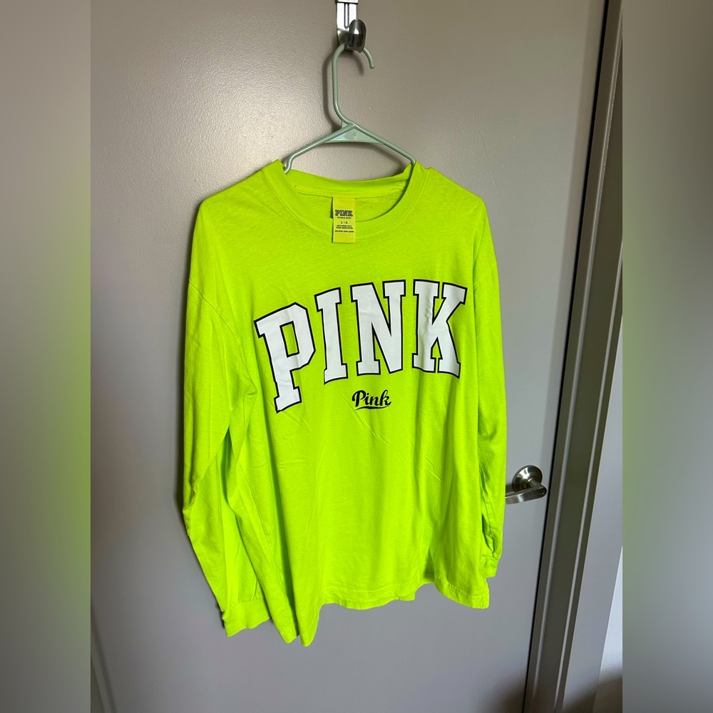 PINK Long Sleeve T Shirt
